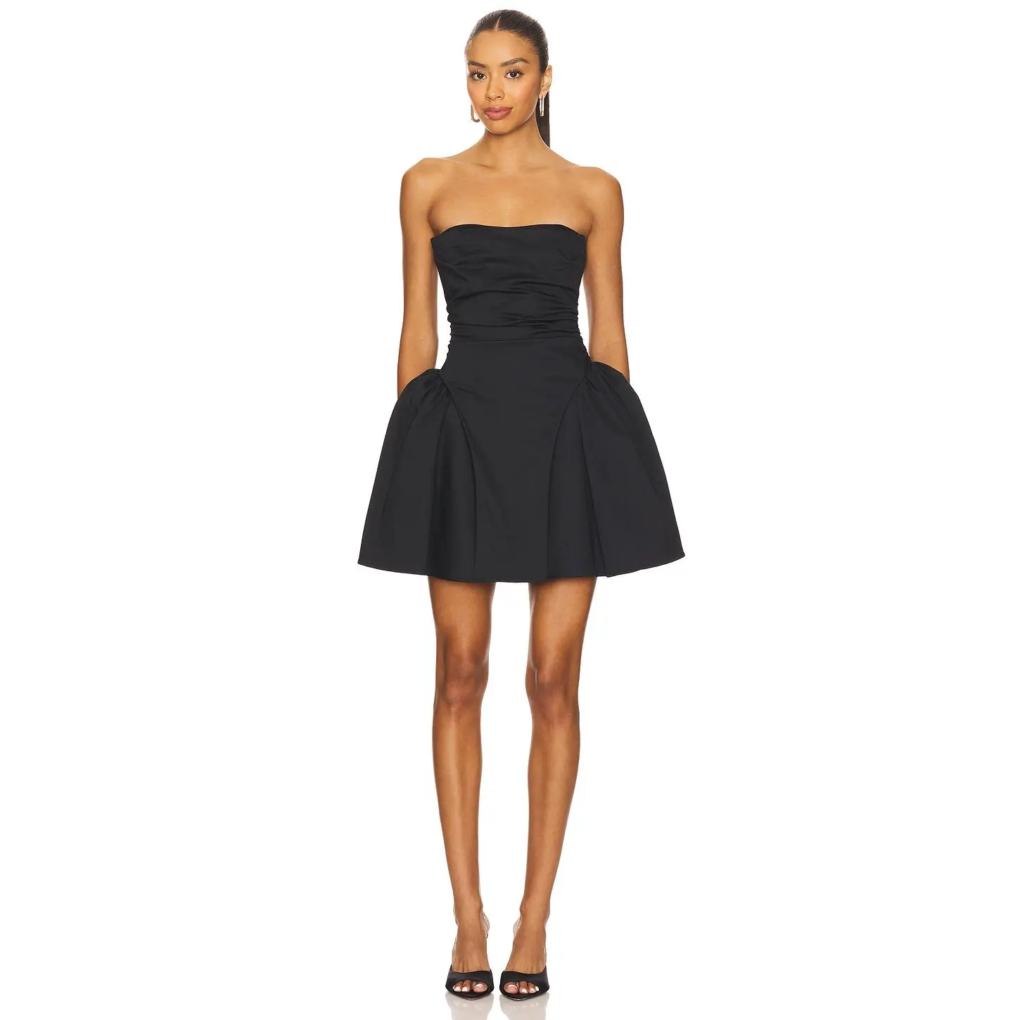 MAJORELLE Winnie Mini Dress in Black