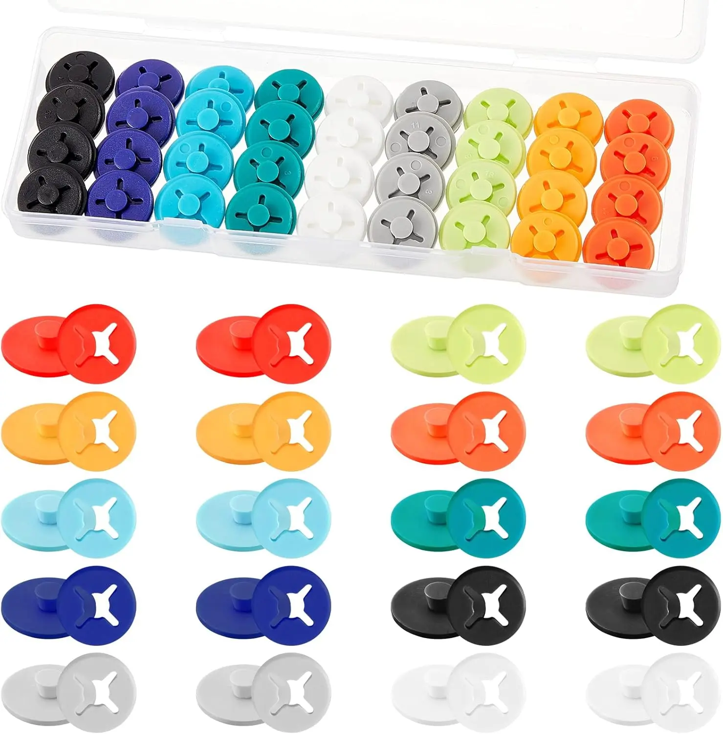 Running Bib Clips Race Number Buckle Fixing System Triathlon Race Bib Holder Marathon Fastener Holder for Field Event