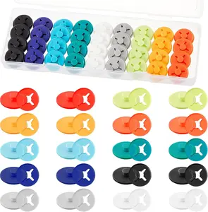 Running Bib Clips Race Number Buckle Fixing System Triathlon Race Bib Holder Marathon Fastener Holder for Field Event