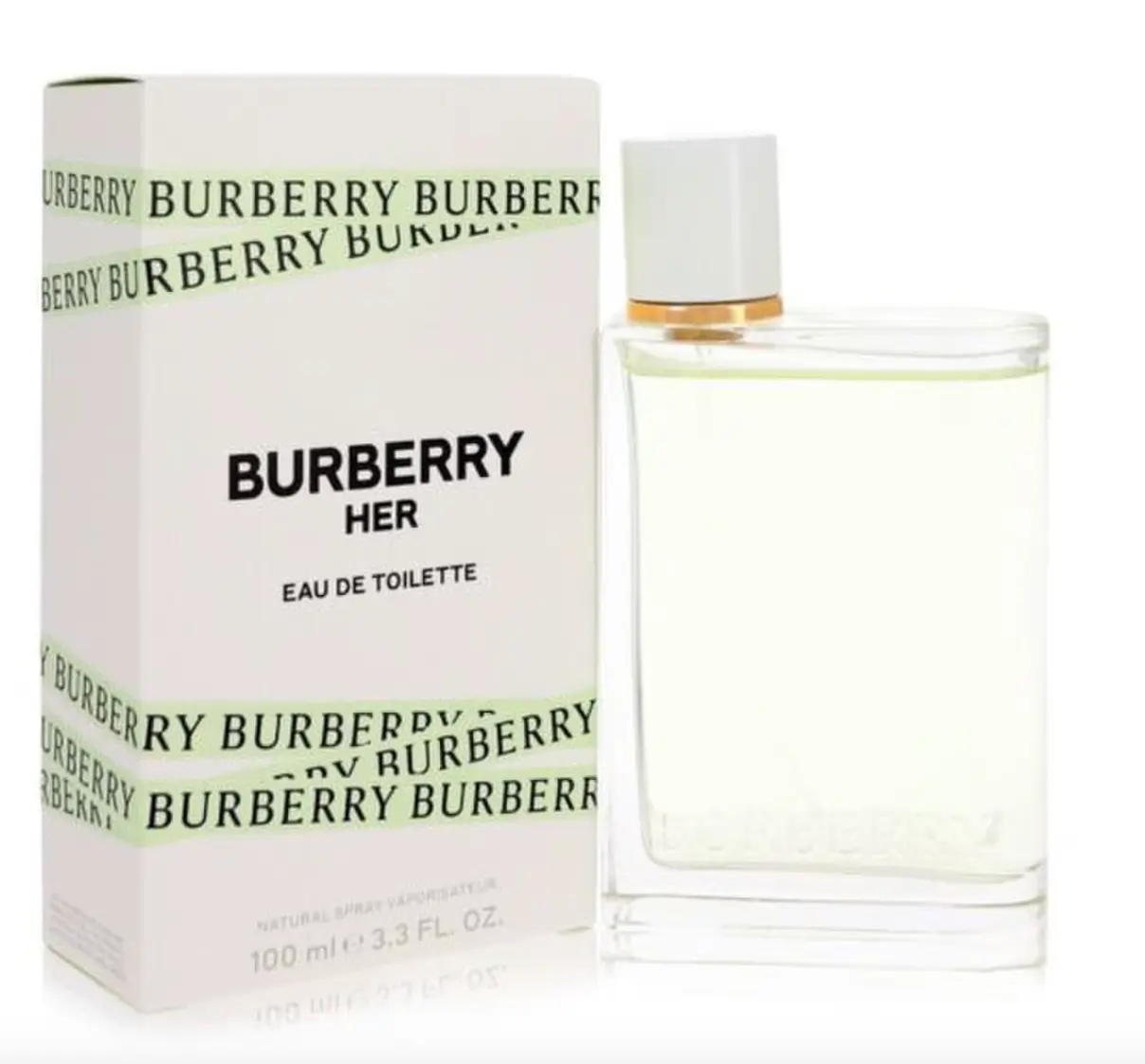 BURBERRY Her Eau de Toilette, a Fresh, Fruity and Feminine Fragrance for Women, Light yet Long-Lasting Scent Profile with Cedar, 3.3 fl oz / 100 ml Spray, Brand New, Floral, Perfumes, Long Lasting Perfumes, Women Perfumes