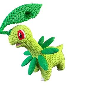 Bayleef Knitted - Inspired 3D Printed Collectible