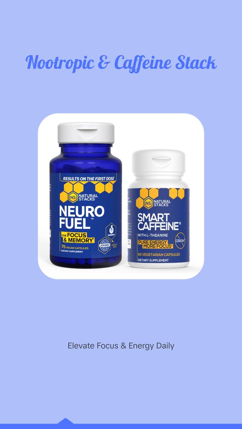 NEUROFUEL™ Nootropic + Smart Caffeine® Stack