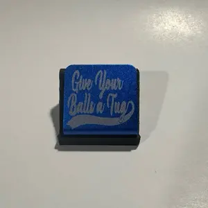 Anodized Aluminum Metal Brim Hat Clip, Give your balls a tug