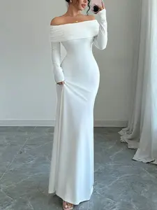 Off Shoulder Maxi