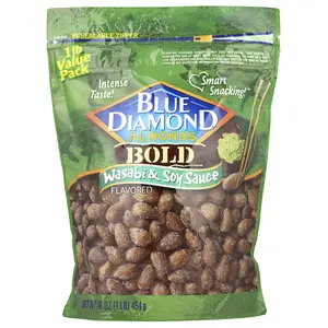 Blue Diamond Almonds, Bold, Wasabi & Soy Sauce, 16 oz (454 g)