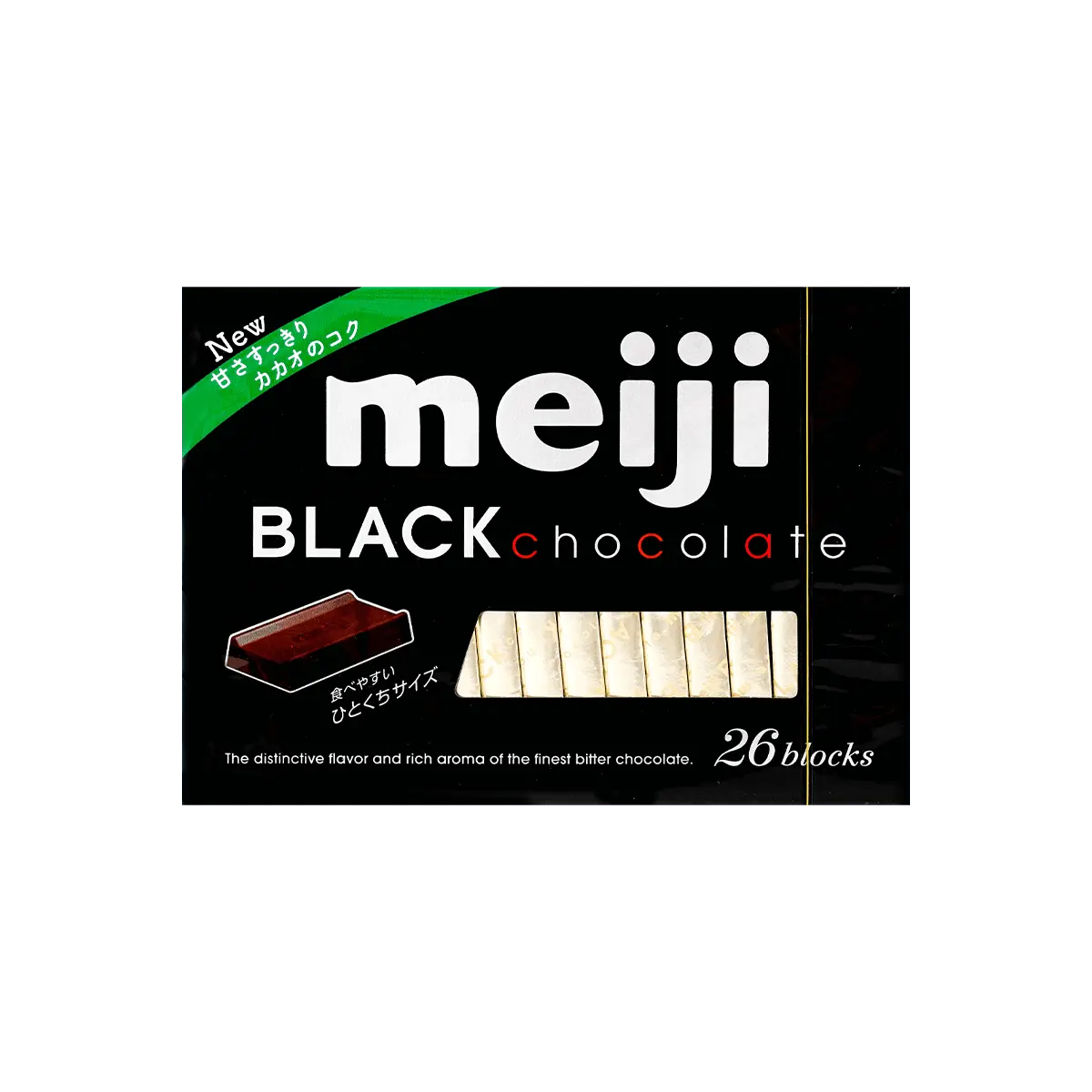 MEIJI Dark Chocolate 26 Blocks - Perfect Snack for Nata Lovers