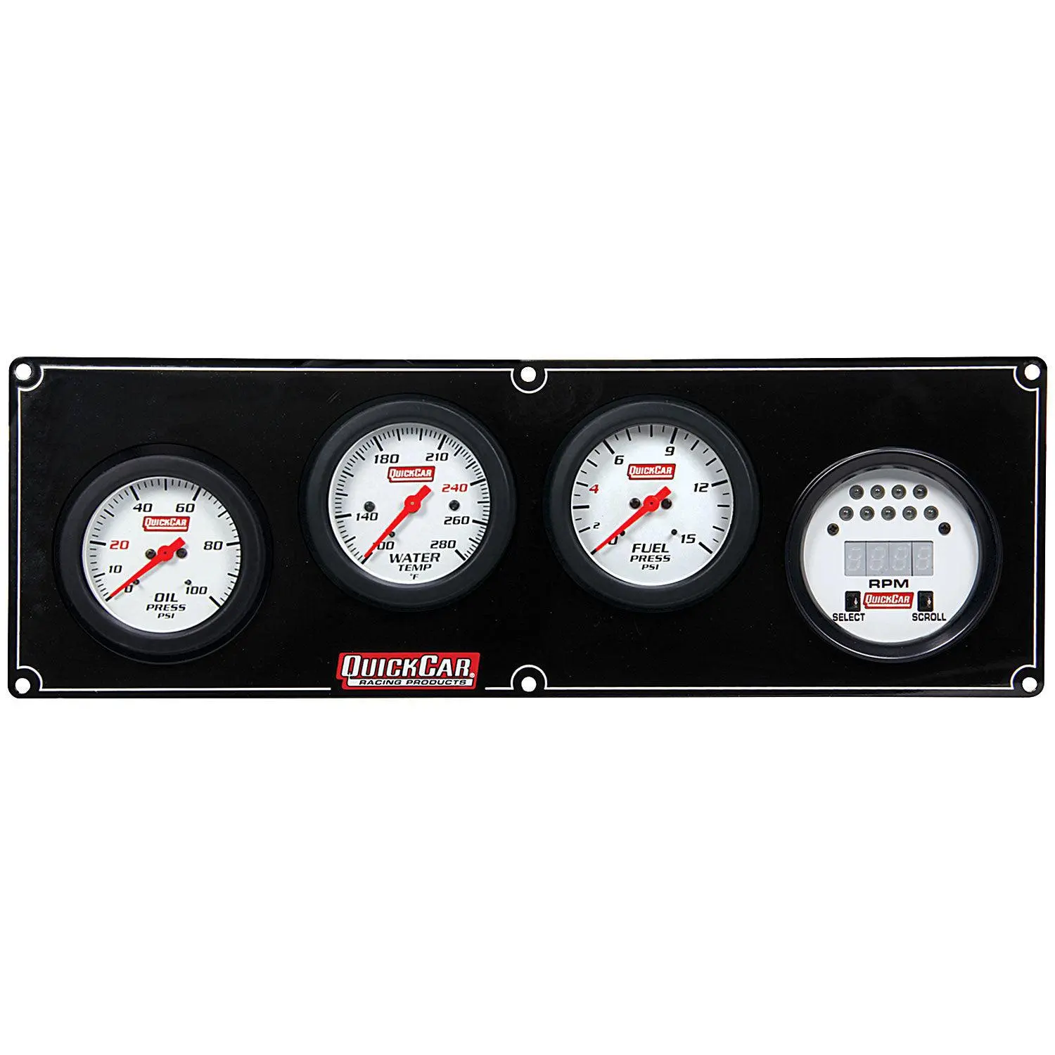 Extreme 3-1 Gauge Panel OP/WT/FP/Tach 61-7042