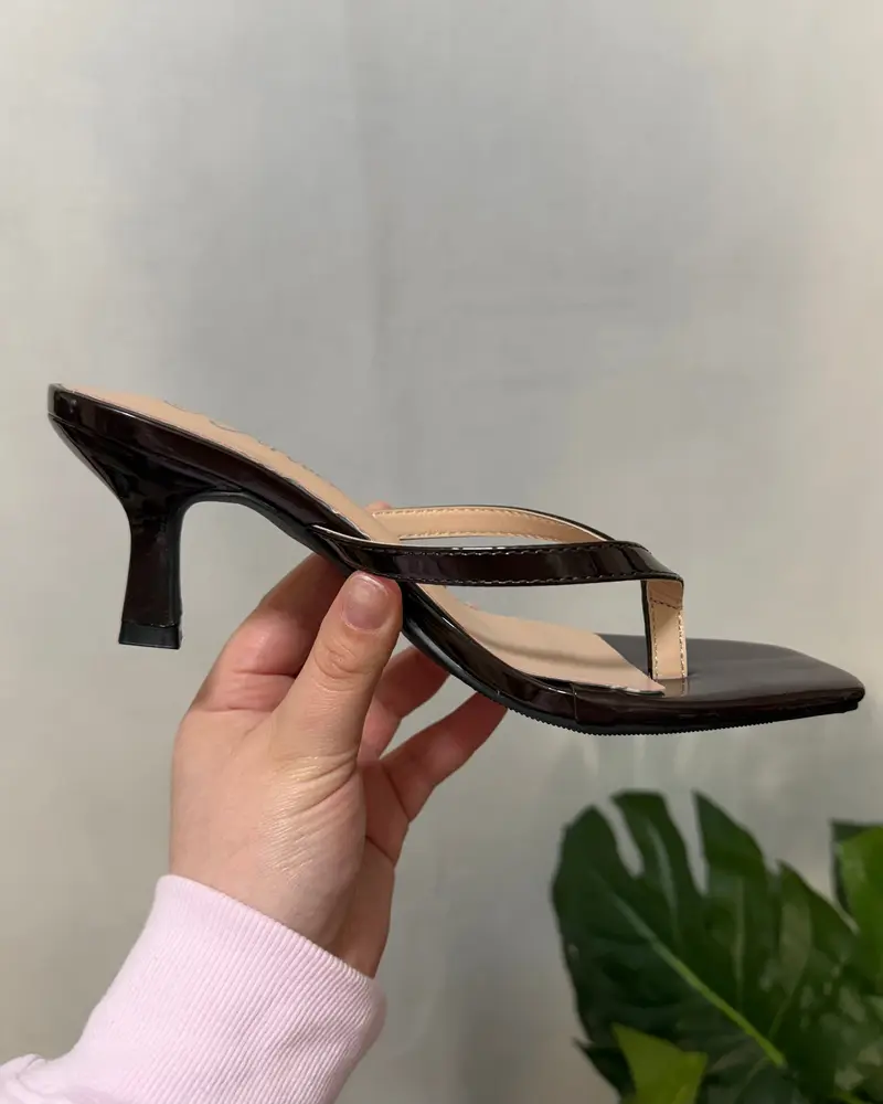 kitten heels burgundy - TikTok Shop
