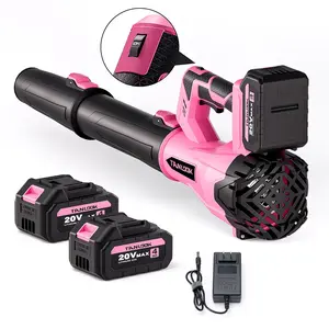 TANLOOK Cordless Leaf Blower,6 Speed Mode Electric Cordless Leaf Blower with 2 Batteries and Charger, Lightweight Cordless Blower for Blowing Leaves, Patio Cleaning, Blowers for Lawn Care and Dust