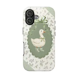 Cute Geese Phone Case - Goose Case Mobile Phone Cover - Duck Gift Protective Cover Tough iPhone X 11 12 13 14 15 16 17Plus/Air/Pro Max/Pro,Samsung S25,S24,S23,S22,Ultra Plus FE  Impact Resistant Polycarbonate TPU