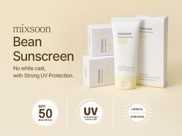 [mixsoon Official Shop] Daily Suncare Routine Set | Glacier Water Hyaluronic Acid Serum 1.01 fl.oz + Bean Cream 1.69 fl.oz + Bean Sunscreen 1.69 fl.oz