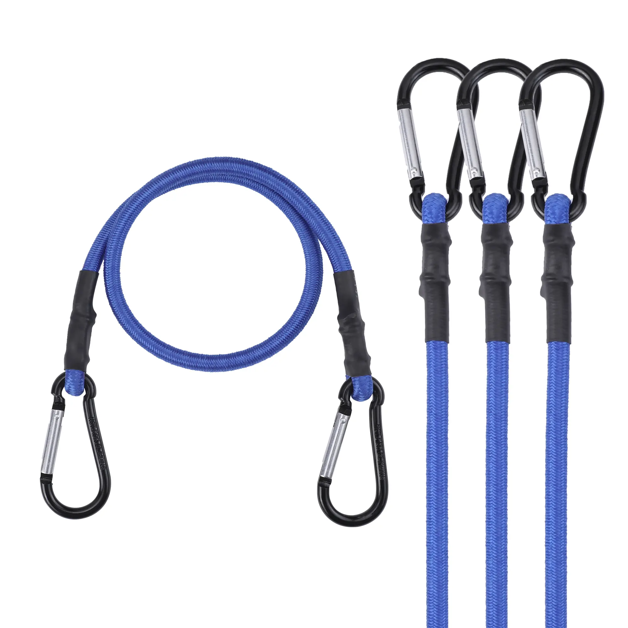 #backtoschool WORKPRO 24 Inch Bungee Cords with Hooks, 4 Pack Superior Rubber Heavy Duty Bungee Straps Strong Elastic Rope for Outdoor Tent, Luggage Rack, Camping, Cargo, RV, Bike, Transporting, Storage