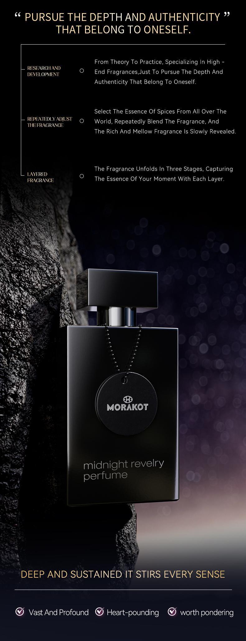 Morakot Midnight Marine Eau De Parfum Unisex 50ml Ocean Fresh Scent Premium Aromatic Woody Fragrance with Bergamot Coconut Amber for Him & Her Bold Arabian Perfume Luxurious Gift