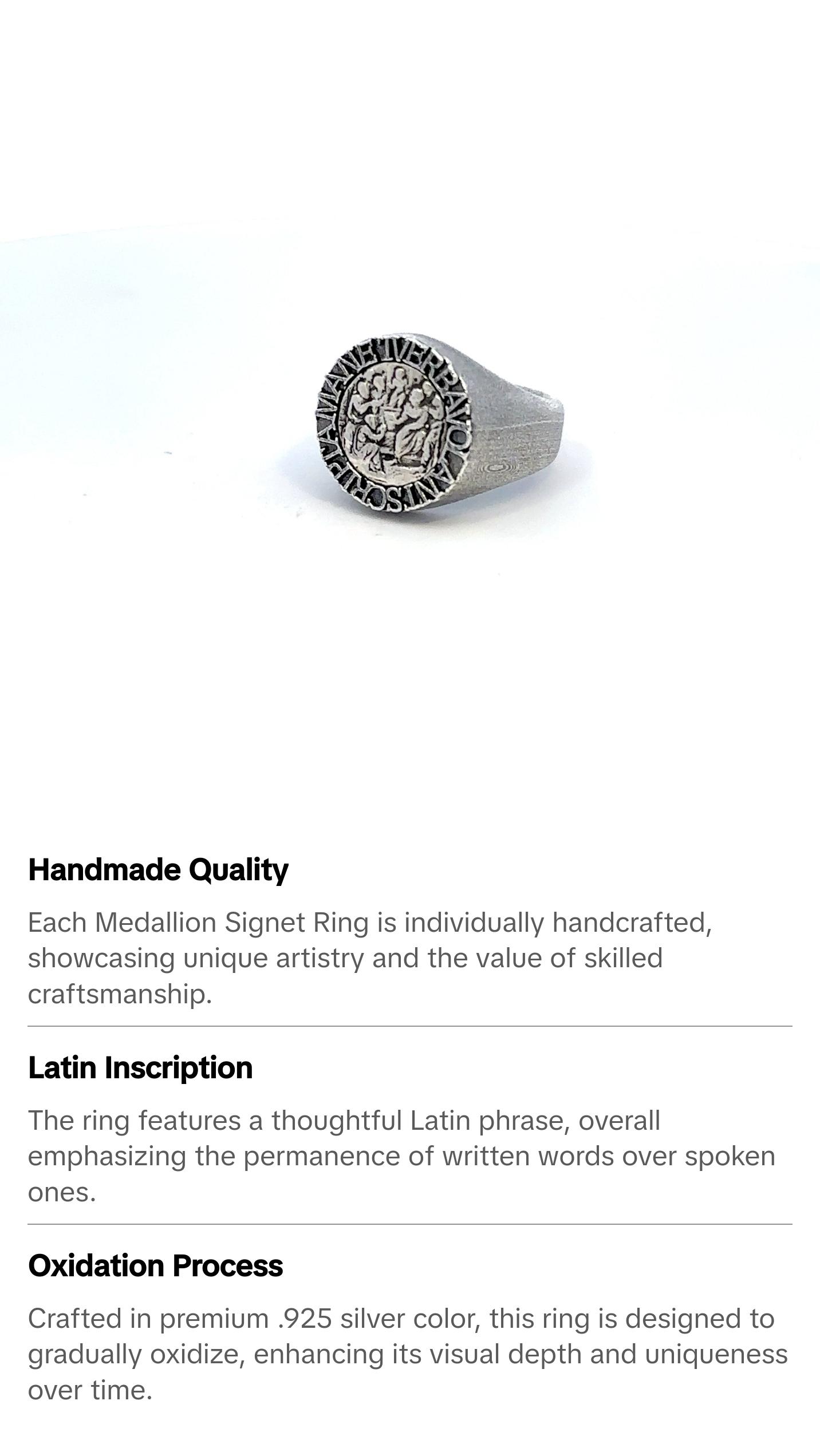 Medallion Signet Ring