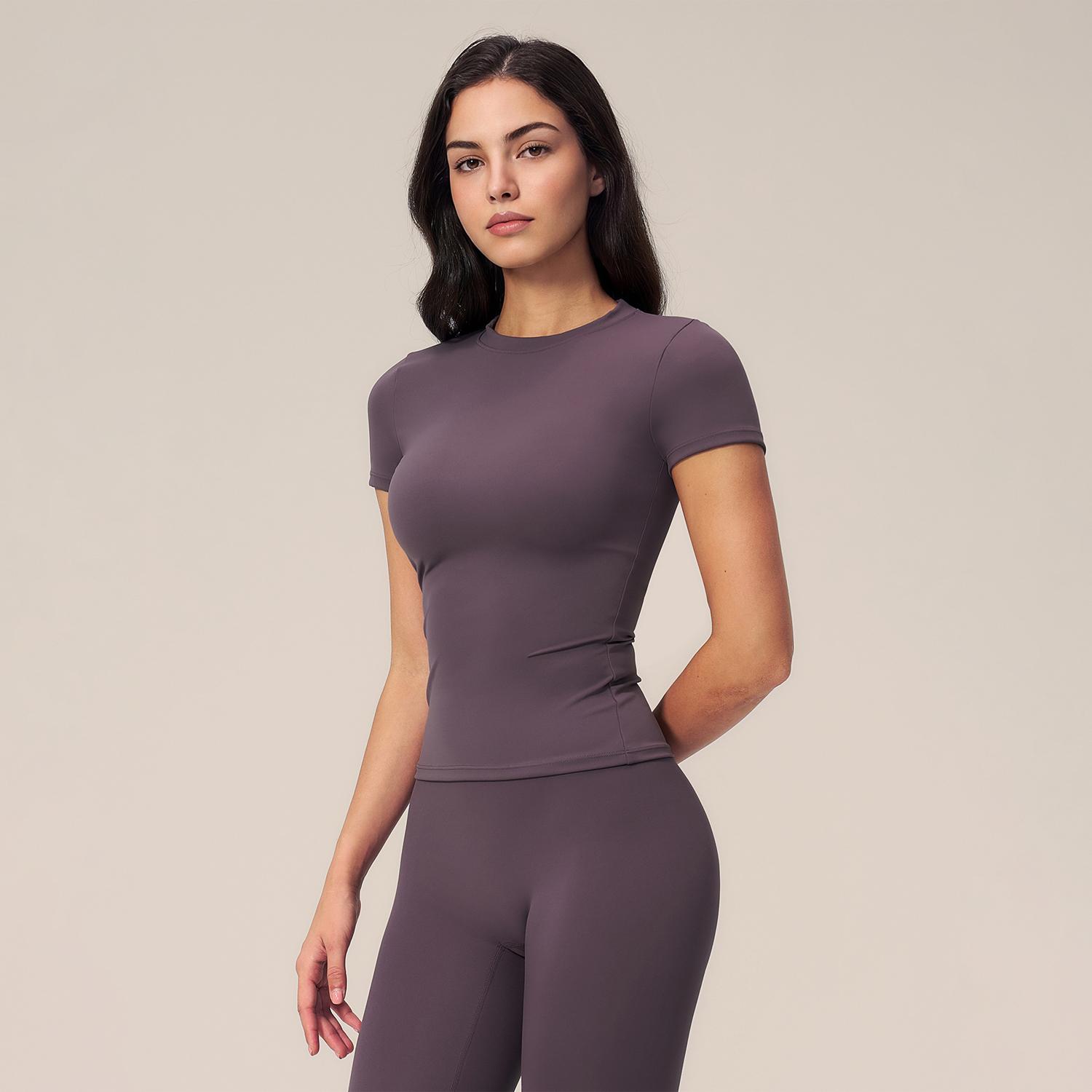 TIMEOFF Women's 2-Piece Yoga Activewear Set - Short Sleeve Round Neck Workout Top, High Waist Capri Leggings with Butt Lifting, Soft Stretchy, Sweat Wicking, Non-See-Through for Gym, Running, Daily Casual, Two Piece Set TIMEOFF Women's 2-Piece Yoga Activewear Set - Short Sleeve Round Neck Workout Top, High Waist Capri Leggings with Butt Lifting, Soft Stretchy, Sweat Wicking, Non-See-Through for Gym, Running, Daily Casual, Two Piece Set