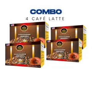 Gourmet Ganoderma Reishi 4 in 1 Coffee Pack 4 Ganoderma & GIF Free 273g 16.2g x 15 Sachets