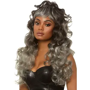 24" Long Curly Ponytail Wig