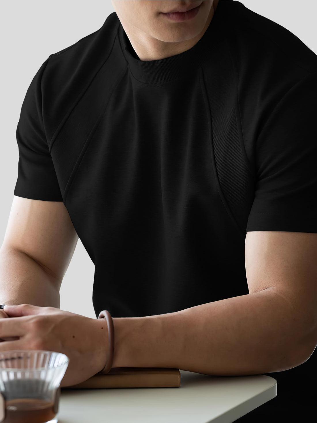 Fioboc Men's Weekend Performance Crew Neck Tee - Streetwear Casual Basic Short Sleeve Top