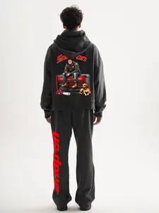 Snap-On Trump 2 Sided Matching Set Hoodie/Sweats combo {GARAGE COLLECTION} Workwear T-shirt, Trump With Chainsaw Graphic