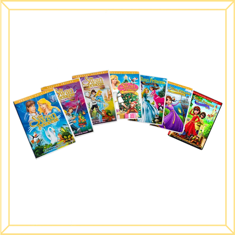7 Pack Swan Princess DVDs - TikTok Shop