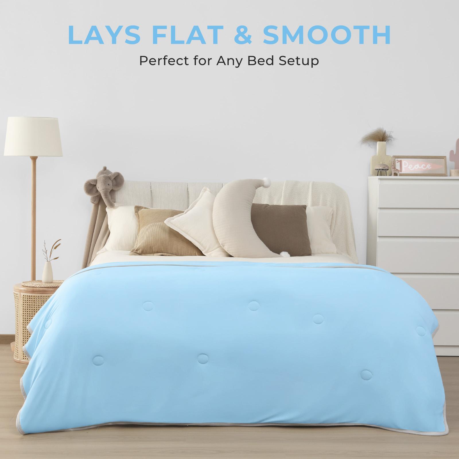 Yoofoss Cooling Comforter King Size Arc-Chill Q-Max 0.45 Modern Ice Cold Silk Smooth Blanket for Hot Sleepers Summer Lightweight Breathable Bedding