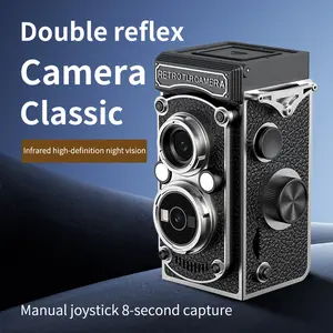 Vintage Hand-Crank Film Camera，Retro Digital camera,Portable vintage Camera, 2.7K vlogging camera,Take a photo，cameras for photography,Compact Travel Camera for Boy,Girl,Birthday Gifts,New Year Gift