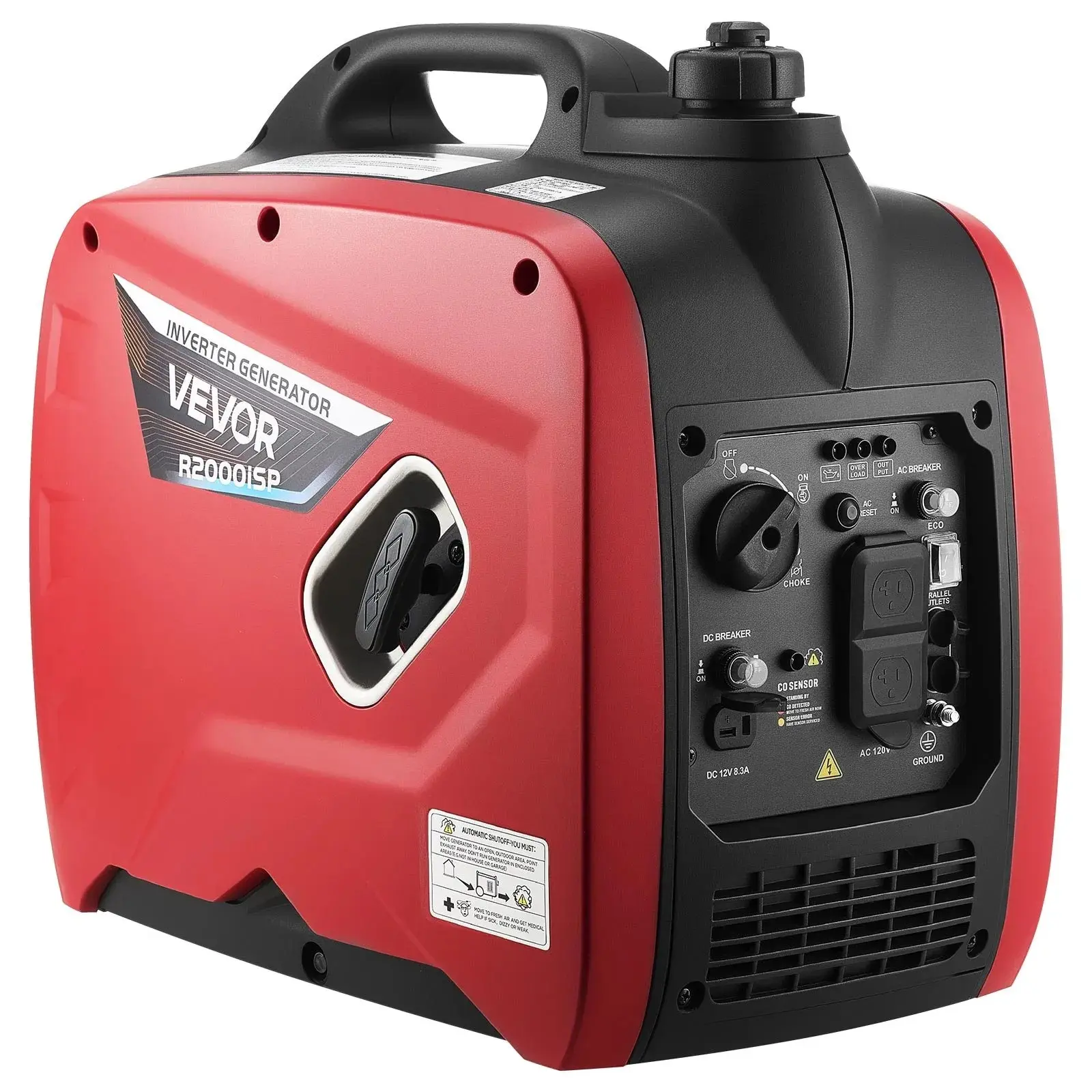 【Summerfinds】VEVOR Inverter Generator,2900W Peak Watt Quiet Inverter GeneratorPortable Inverters Generators for Home UseGas PoweredCompact and Lightweight Design - Stable PowerCO SensorLong Run Time