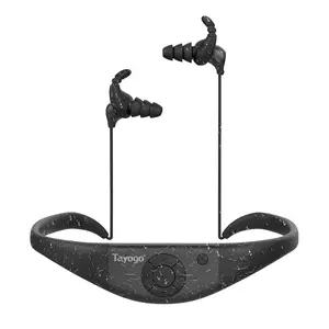 Tayogo AquaSound Pro W18- Swimming Headphones –Waterproof Headphones for Swimming, 4-in-1 MP3 Player 32GB, Bluetooth 5.4, FM Radio, Compatible with T6 Transmitter for Underwater Music