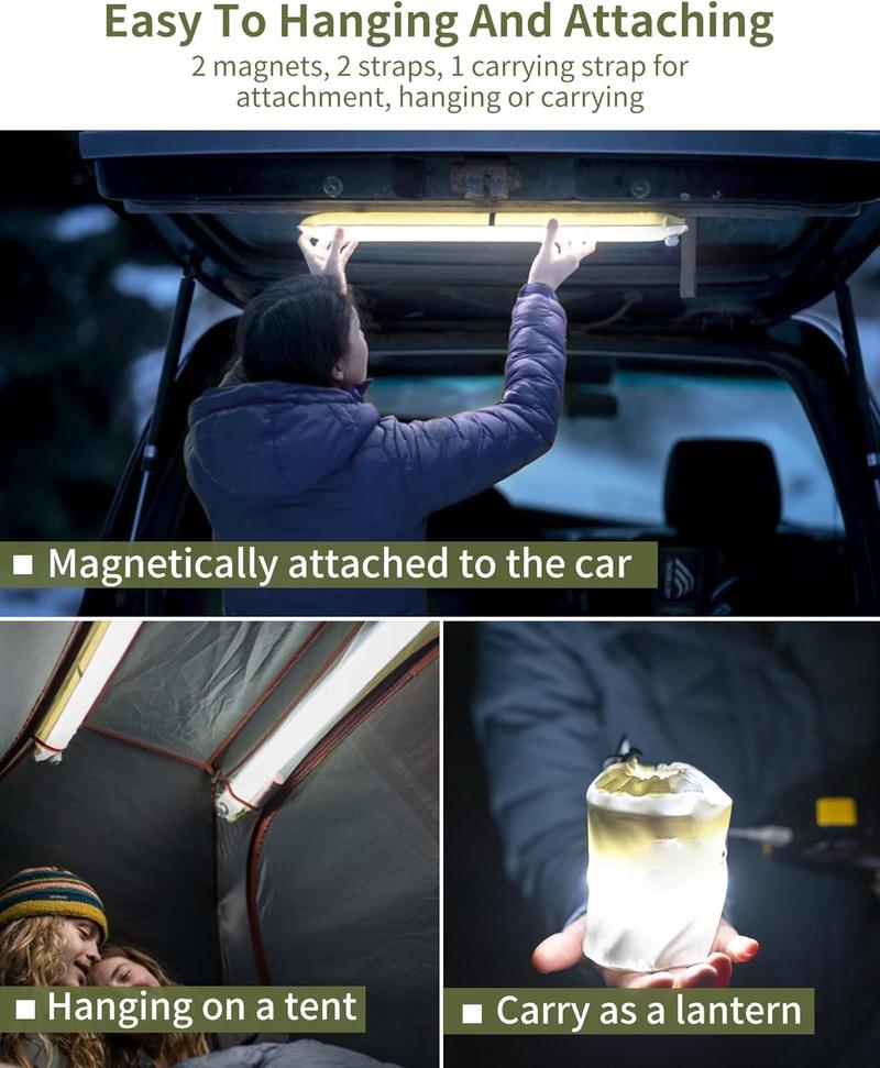 BougeRV  Inflatable Solar Camping Lantern,USB Rechargeable,4 Lighting Modes,IP66 Waterproof,Portable and Lightweight Tent Light