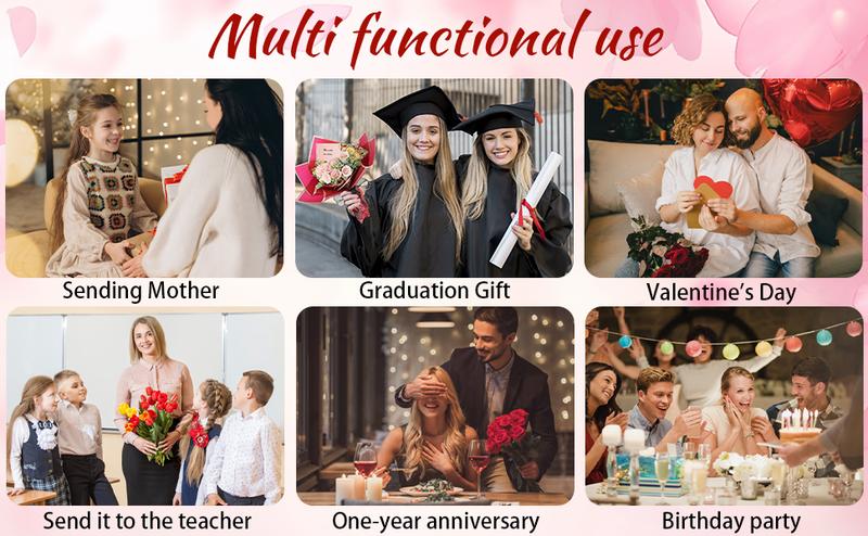 28 Red Glitter Roses Bouquet - Artificial Flowers Bouquet with Diomand Pins,Red Roses DIY Fake Flower Bouquet Kit - Sparkling Flower Arrangement for Valentines Day,Anniversary,Weddings Engagement 28 Red Glitter Roses Bouquet - Artificial Flowers Bouquet with Diomand Pins,Red Roses DIY Fake Flower Bouquet Kit - Sparkling Flower Arrangement for Valentines Day,Anniversary,Weddings Engagement