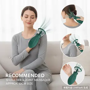 Women's Home Massage Device for Relaxation Stress Relief Comfortable Effective Personal Experience Ideal for Home Use Relaxing Relaxing Mini Electric Silicone Scalp and Body Massager