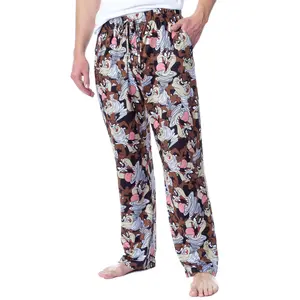 Looney Tunes Mens' Character Tasmanian Devil Taz Sleep Pajama Pants