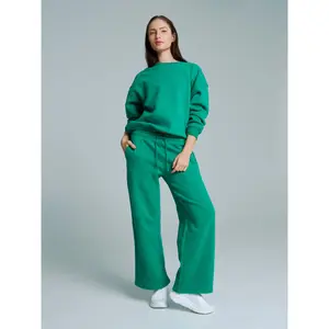 Plush Fleece Crew Pullover - Lucky Charm