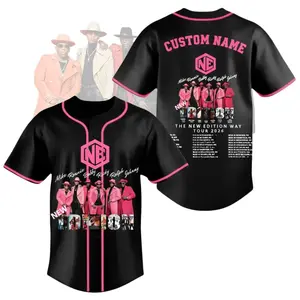 Custom The New Edition Way Tour 2026 Baseball Jersey, New Edition Shirt, Retro R&B Concert Tee, NE Concert Merch, NE4LIFE Tour, Music Fan