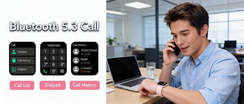 2026 New Bluetooth Multifunctional Smartwatch for Women Men, 1.85 HD Smart watch for Android/iPhone/iOS Compatible，Answer/Make Call Sport Intelligent Watch, Fitness Tracker, IP68 Waterproof Step Counter with Sleep Monitor，tiktokshopcreatorpicks, Gift