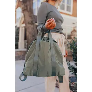 Rise And Grind Backpack In Sage