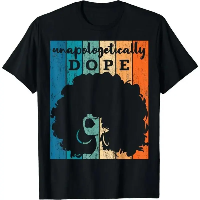 Unapologetically Dope Graphic T-Shirt, Unisex 100% Cotton Oversized Relaxed Fit Short Sleeve Tee