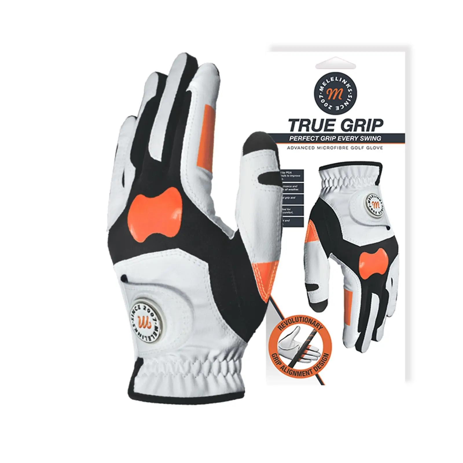 Grip Training Golf Glove - Left Hand Fit, Chipping Grip Trainer, Swing Correction Practice Glove, Correcting Griping and Positioning a Club Hand Positions, Anti-Slip Training Aid Gear, Hand Support for Range Drills, Putting Alignment