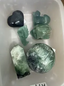 Feather Fluorite Carving