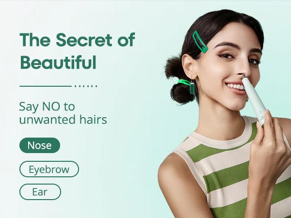 Nose Hair Trimmer for Women, Portable, Waterproof, Rechargeable, 2-in-1 Trimmer, Easy to Clean, Suitable for Sensitive Skin Stainless Comfort Nose Hair Trimmer for Women, Portable, Waterproof, Rechargeable, 2-in-1 Trimmer, Easy to Clean, Suitable for Sensitive Skin Stainless Comfort