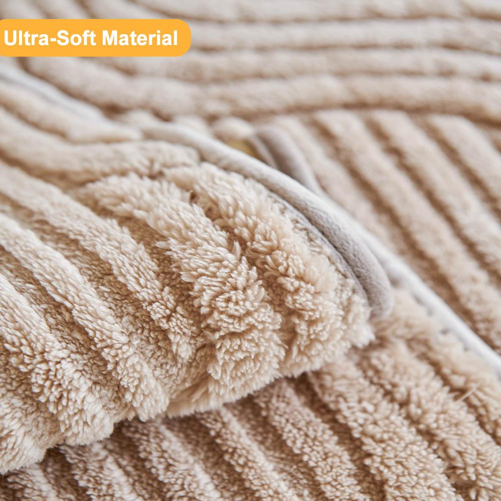 Raybee 1 Count Jacquard Solid Color Sofa Cover for 1-4 Seat, Anti-Slip & Anti-Scratch Bench Couch Cover, Ultra-Soft Sofa Towel Protector, Dust Prooof Sofa Mat, Machina Washable, Living Room Decor Improvement for Hotel, Dormitory, Gifts
