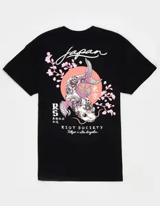 RIOT SOCIETY Koi Blossom Mens Tee