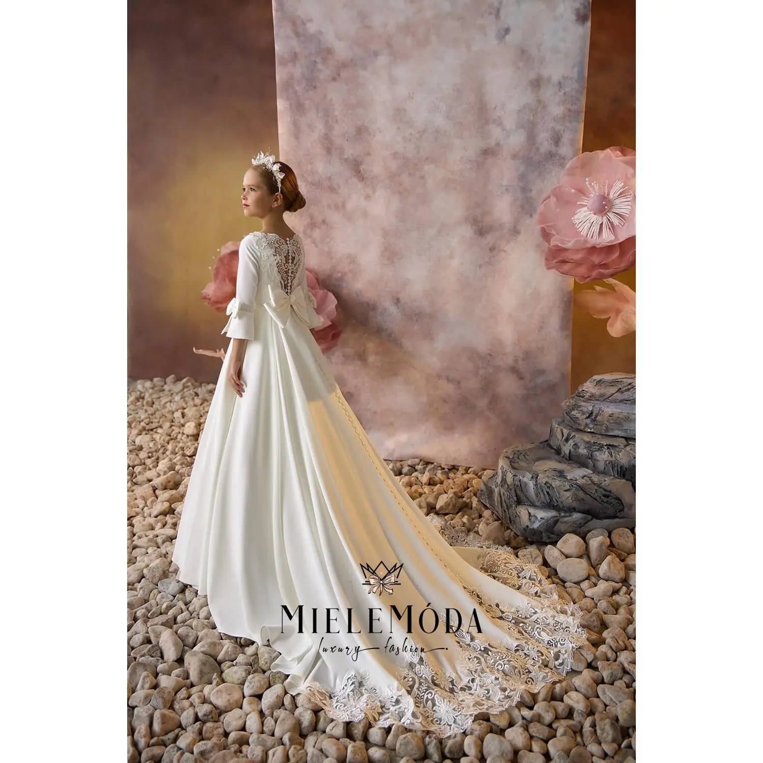 Opal Glimmer Luxury First Communion Dress