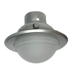 Nora NT-5050N 5" Front Loading Frosted Dome Shower Lens Trim Natural Metal