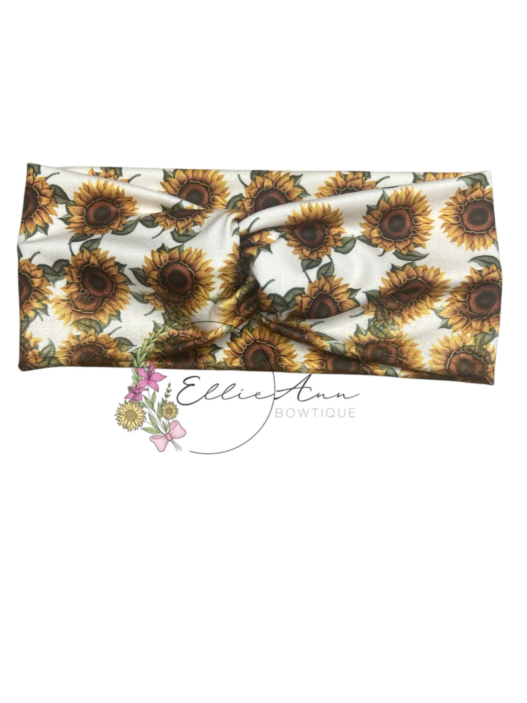 DBP Twist Headbands- Sunflowers