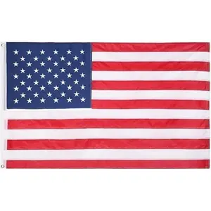 3x5 ft United States Flag - Heavy-Duty Outdoor American Flag with Fade-Resistant Fabric, All-Weather Durability for Home Improvement, Garden Decor