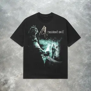 Resident Evil 4 Leon Kennedy T-Shirt: Retro Y2K Game Tee