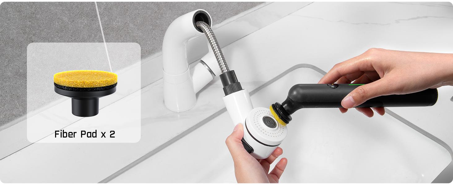 Fanttik G9 Nano Electric Spin Scrubber, Cordless Power Grout Brush, Type-C Fast Charging with LED Power Display, IPX7 Waterproof, 8 Replaceable Heads for Cleaning Grout, Corners, Crevices Fanttik G9 Nano Electric Spin Scrubber, Cordless Power Grout Brush, Type-C Fast Charging with LED Power Display, IPX7 Waterproof, 8 Replaceable Heads for Cleaning Grout, Corners, Crevices