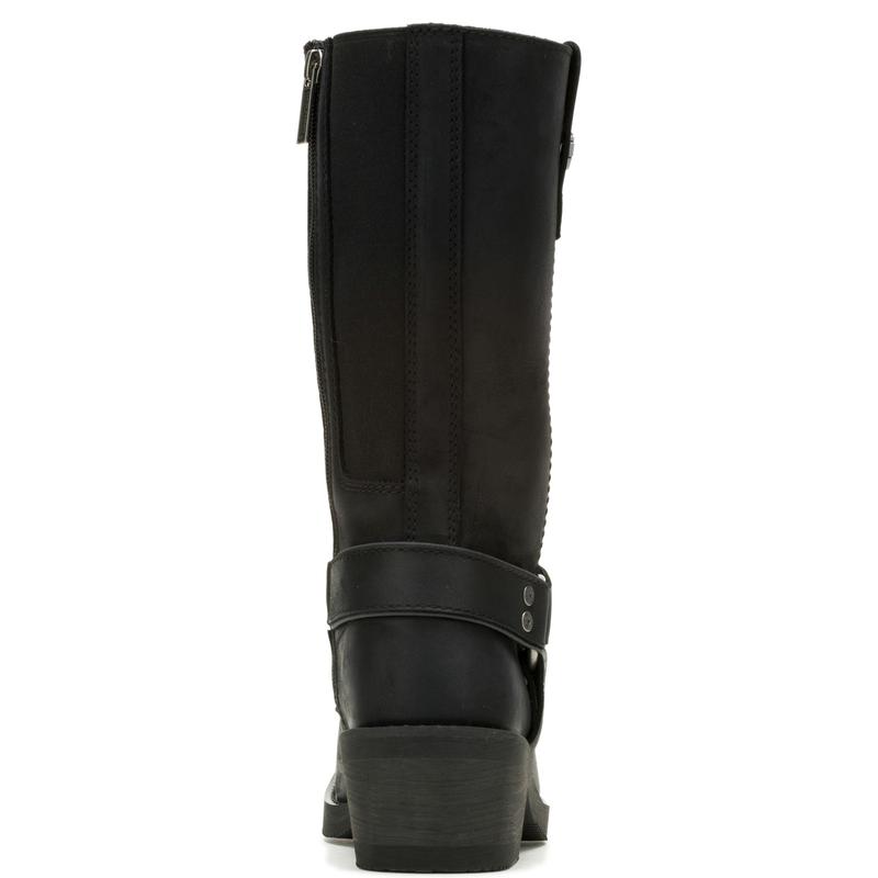 Harley-Davidson Korsen Tall Ride  10" Waterproof Womens Black Boots