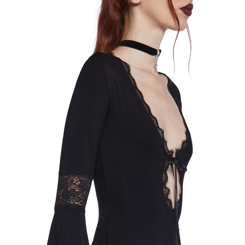 Whispering Wind Romper - Black